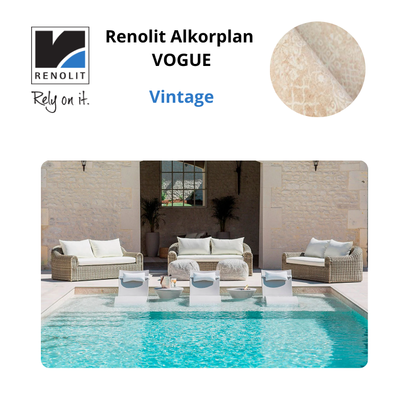 Liner piscine PVC armée Renolit Alkorplan VOGUE