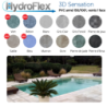 Liner PVC armé 150/100e Uni relief HYDROFLEX