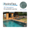 Liner PVC armé 150/100e Uni relief HYDROFLEX
