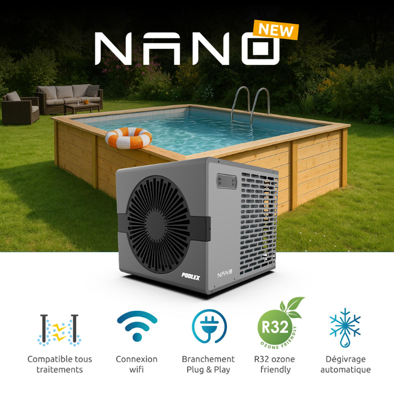 Pompe à chaleur/PAC Poolex Nano New