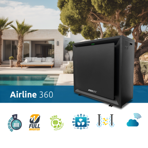 Pompe à chaleur/PAC Poolex Airline 360