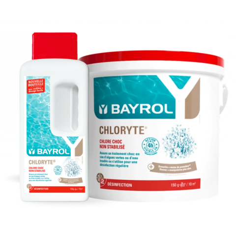 Traitement de l eau Bayrol Chloryte chlore non stabilisé