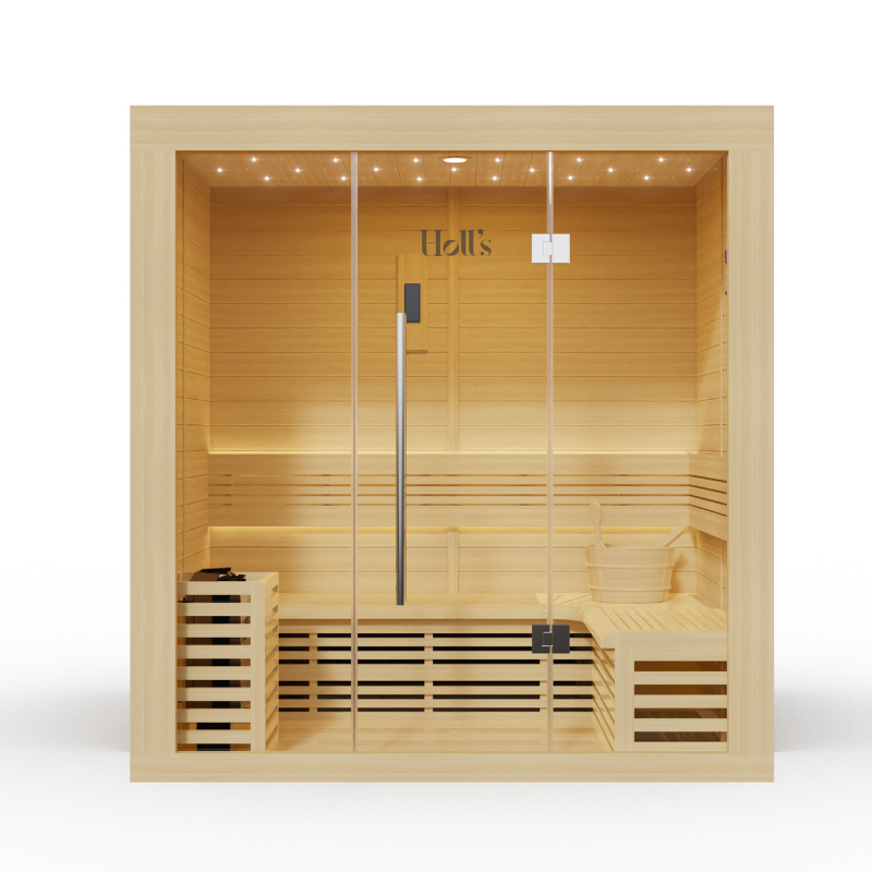 Sauna traditionnel vapeur Holl's Utopia Hemlock