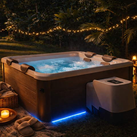 Spa MSpa AÉRO AMBER PLUS semi-rigide 180x180