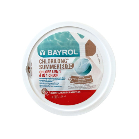 Entretien piscine BAYROL Chlorilong CLASSIC désinfection au chlore