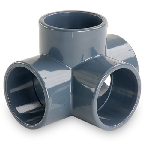 Té PVC à 90° 4 Voies