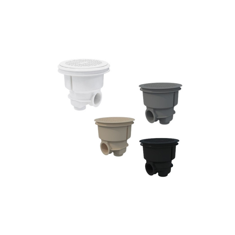 Bonde de fond Astralpool NORM ABS anti-vortex - piscine béton*