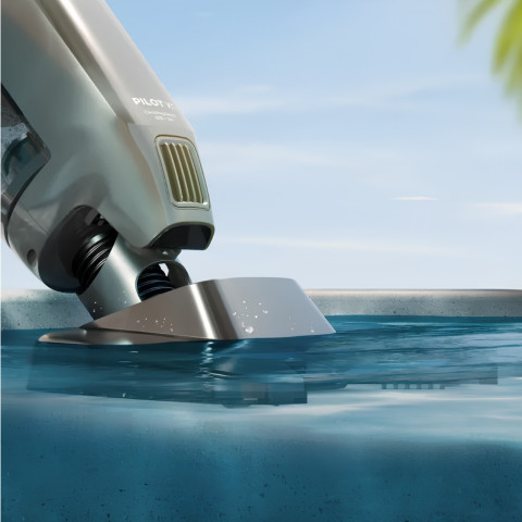 Aiper Pilot X1 – Robot Aspirateur Piscine Sans Fil, Puissant & Léger