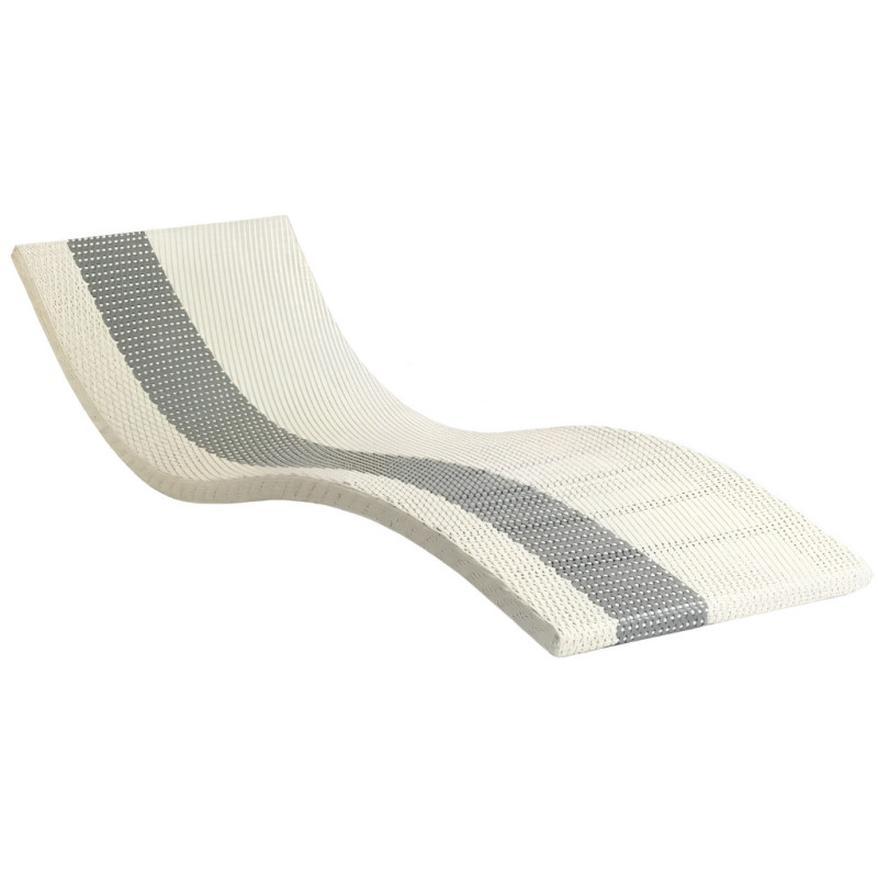 Transat extérieur empilable x2 design alu & résine – confort