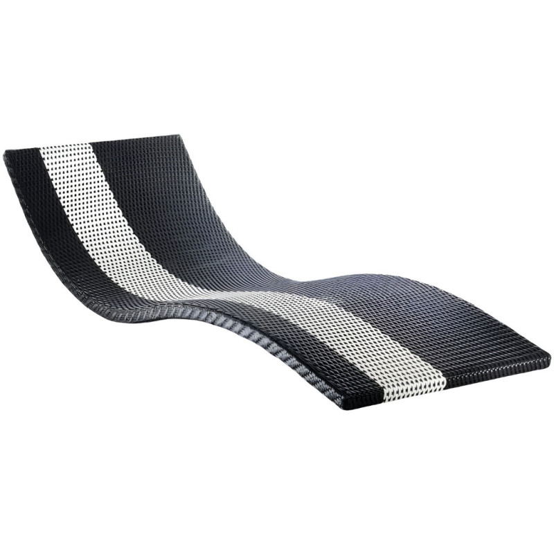 Transat extérieur empilable x2 design alu & résine – confort