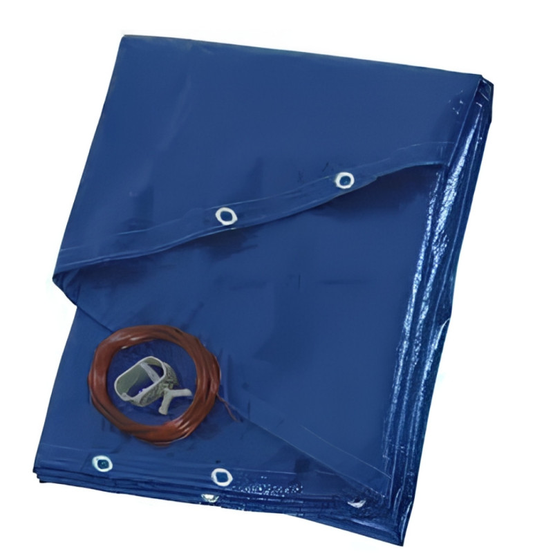 Bâche d'hivernage piscine hors sol Ovale résistance 80 g/m²