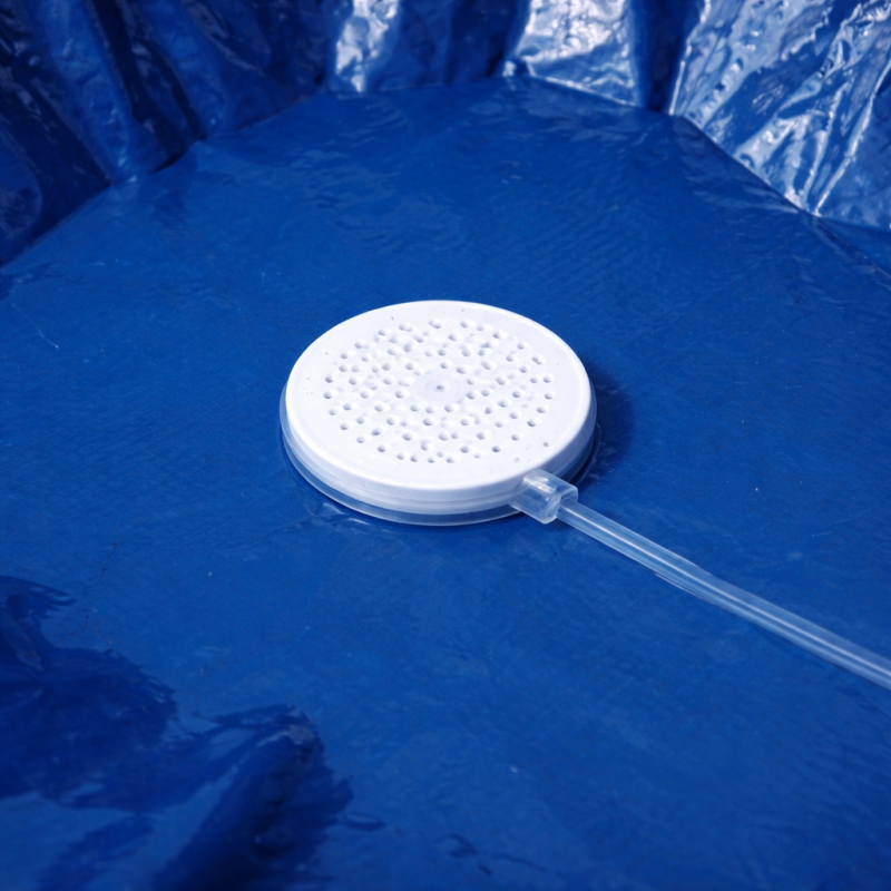 Bâche d'hivernage piscine hors sol Ovale résistance 80 g/m²