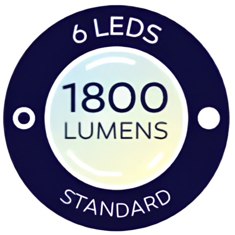 Projecteur Weltico EasyLed Design - 6 LEDs blanc