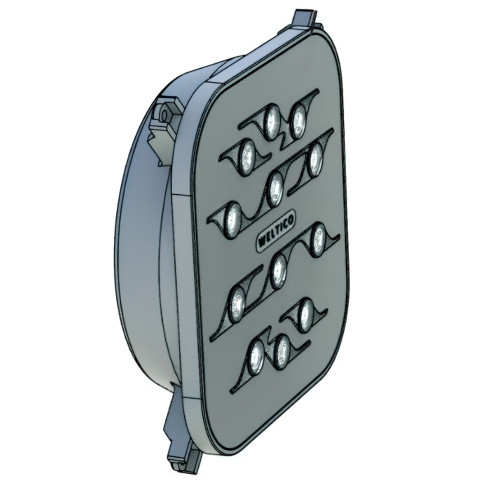 Ampoule à LEDS Weltico - optique carré