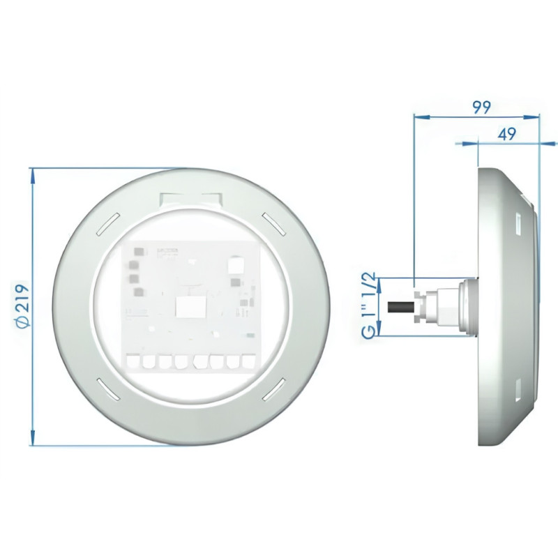 Projecteur Astral Lumiplus Rapid V1, LED blanche