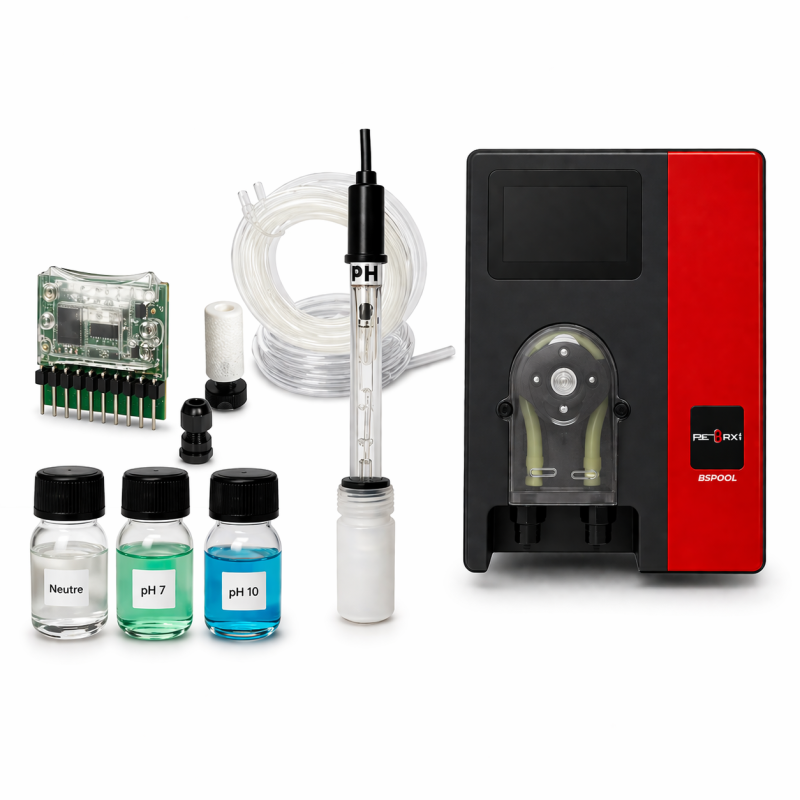 Régulateur de pH Escalve – Automatisation pH piscine | Compatible électrolyseur sel