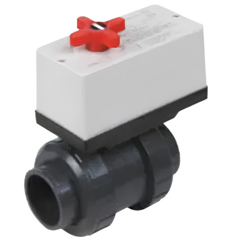 Vanne motorisée 2 voies - Ø 50/63mm - 230V ou 24V