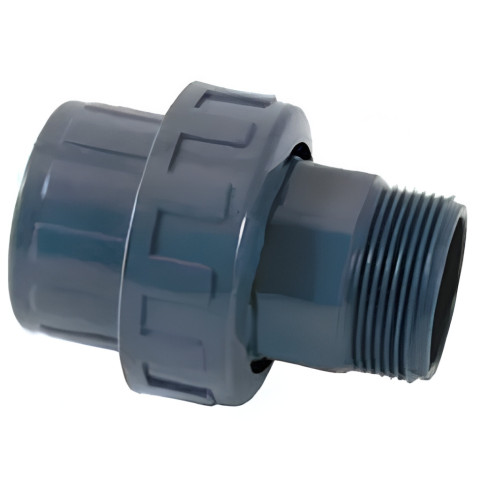 Raccords union 3 pièces à coller Mâle/Femelle