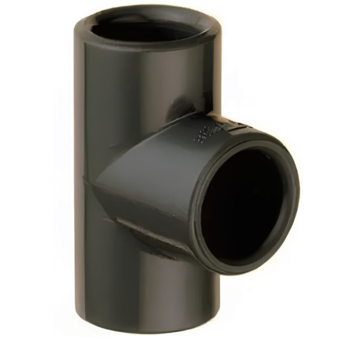 Té PVC à 90° à coller