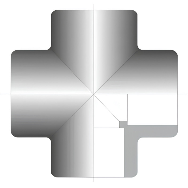 croix  pour raccordement local technique