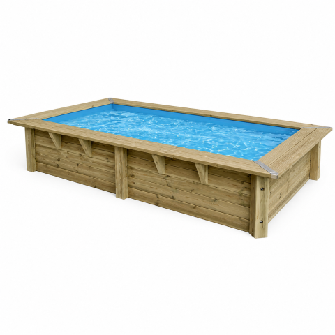 Piscine en bois Ubbink Sunwater All in ONE 200 x 350 x H 71 cm