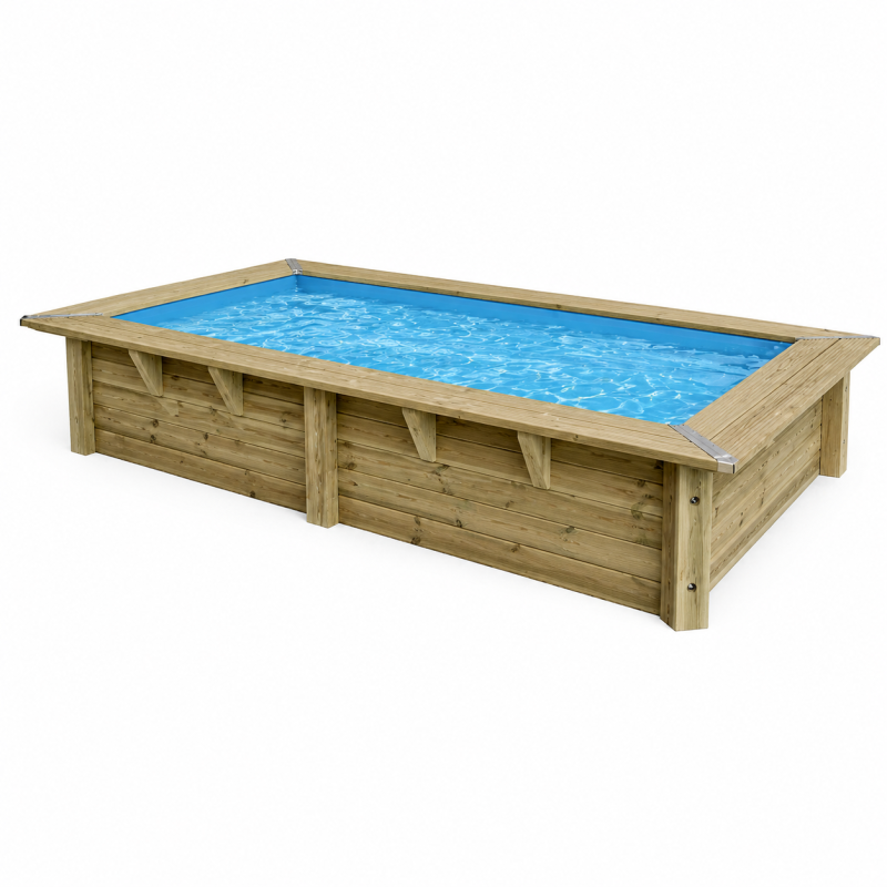Piscine en bois Ubbink Sunwater All in ONE 200 x 350 x H 71 cm