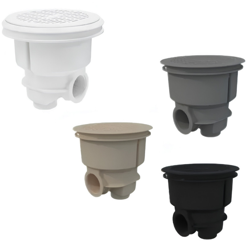Bonde de fond Atralpool NORM Grille plate - piscine béton