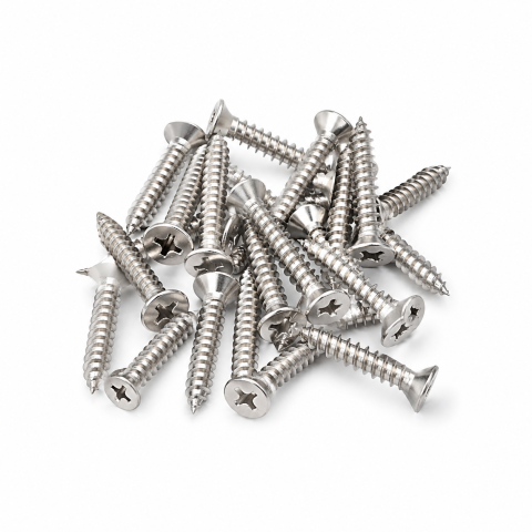 Sachet de 18 vis DIN-7982 pour skimmer - 5,5 x 32 mm