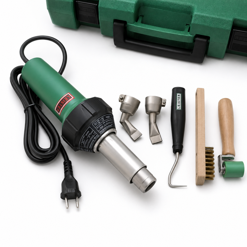 Valise Leister TRIAC AT 1600 W avec accessoires