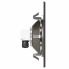 Enjoliveur extra plat BRiO Z – Piscine béton blanc, gris, noir, inox