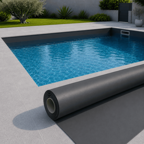 PVC armé Renolit Alkorplan 2000 Gris anthracite 150/100e