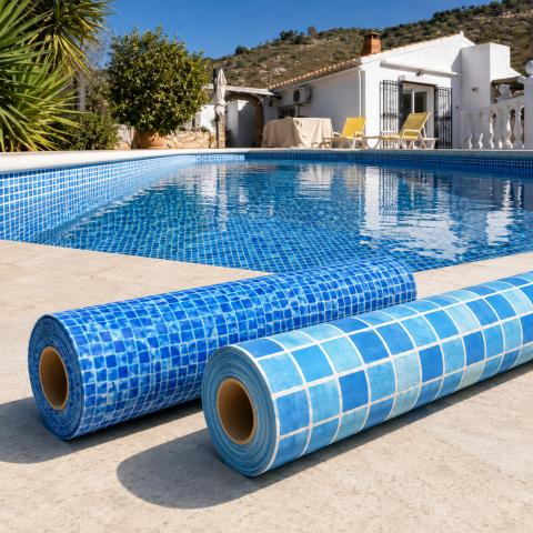 Liner PVC armé 180/100e antidérapant Imprimé Alkorplan 3000