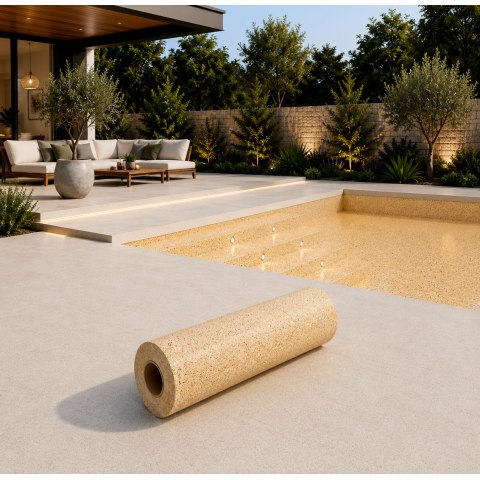 Liner PVC armé 200/100 ALKORPLAN 3000 3D TOUCH Relax verni imprimé