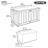 Coffre de rangement extérieur Lifetime 439 L Marron