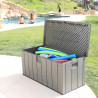 Coffre de rangement extérieur Lifetime 568 L Gris