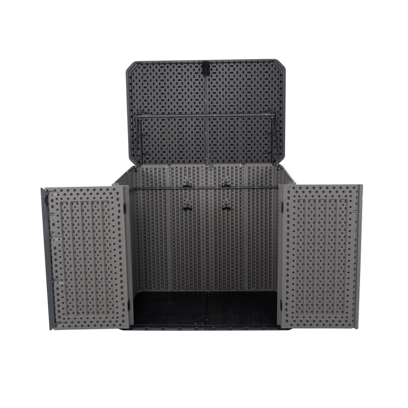 Abri de rangement horizontal Lifetime 1300 L Gris
