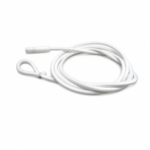 Sandow Ø6 mm cabiclic / boucle lg 1.50 m - blanc, Bleu