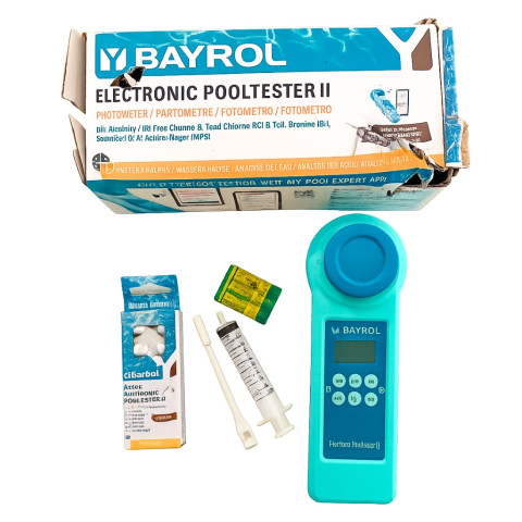 Photomètre Bayrol Electronic Pooltester 2 – Testeur électronique pH, chlore et eau piscine RECONDITIONNÉ | easyPiscine