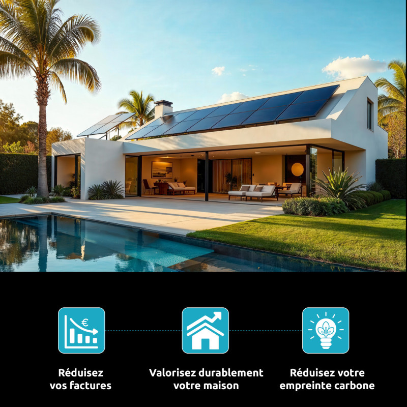 Kit photovoltaïque 3 kWc ApolloHub Poolex | Livré & posé