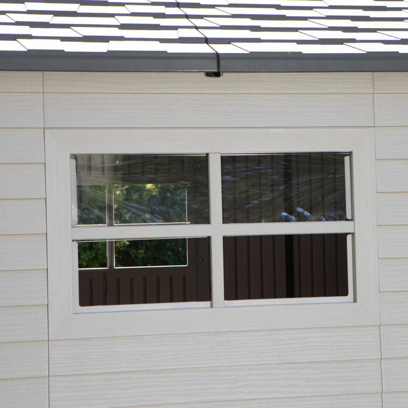 Abri de jardin en résine renforcée 2,8 x 2,1 m | Rangement extérieur Lifetime
