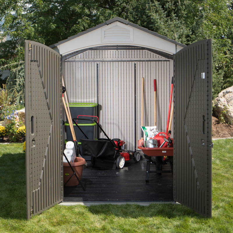 Abri de jardin en résine renforcée 2,8 x 2,1 m | Rangement extérieur Lifetime