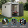 Abri de jardin en résine renforcée 2,8 x 2,1 m | Rangement extérieur Lifetime