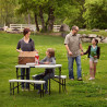 Table de pique-nique pliante 4 places Lifetime avec bancs