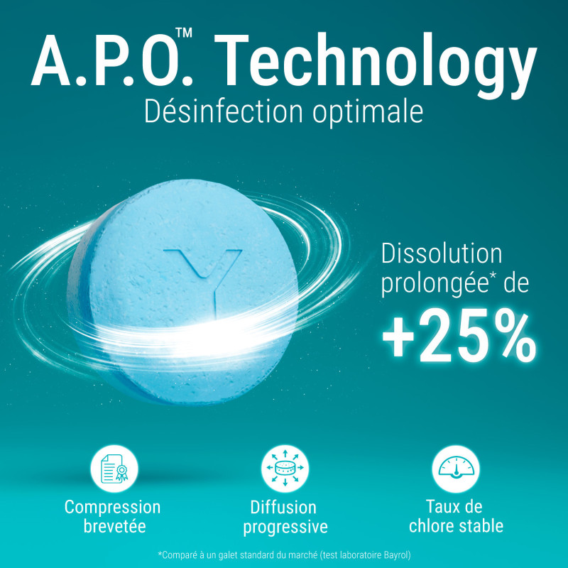 Chlore multifonctions Bayrol Chlorilong ULTIMATE 7 : traitement piscine