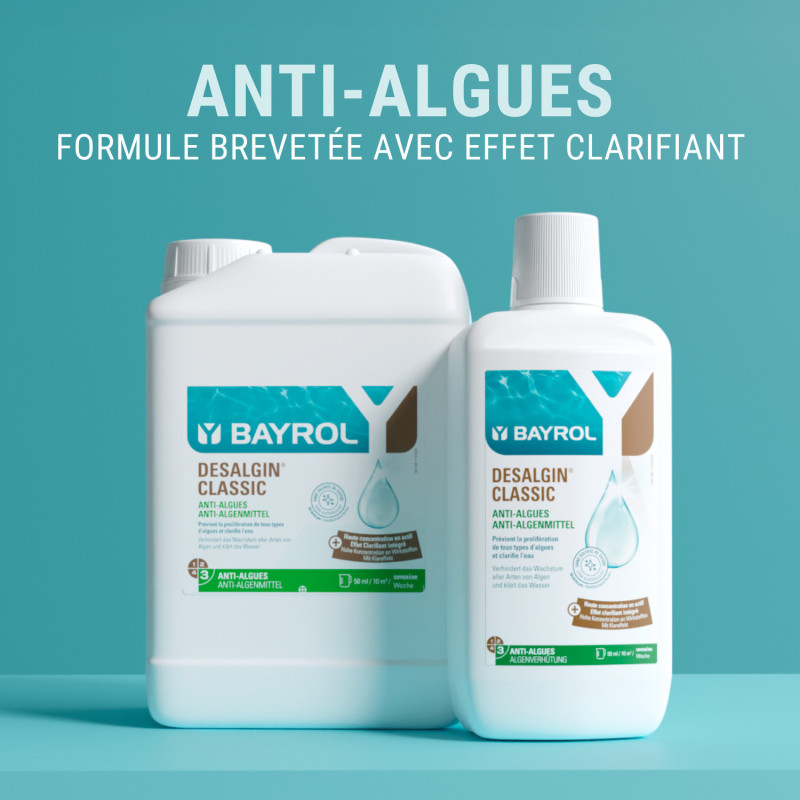 Bayrol Desalgin Classic - Anti-Algues & Clarifiant Piscine