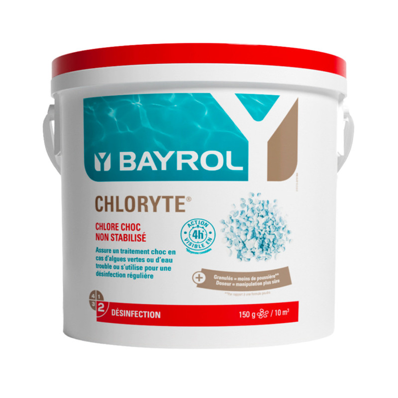 Traitement de l'eau à l'hypochlorite de calcium Bayrol Chloryte