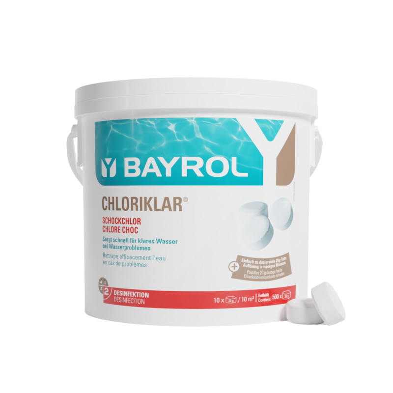 Chlore choc Bayrol Chloriklar Traitement de l'eau