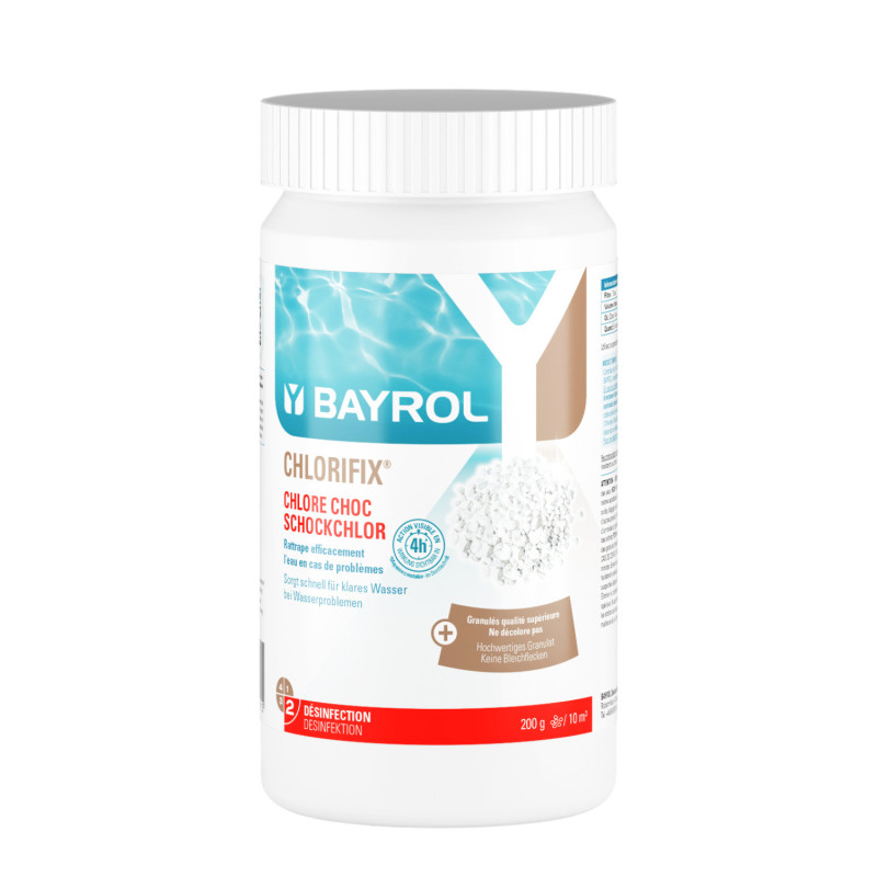 Traitement de l eau au chlore choc Bayrol Chlorifix