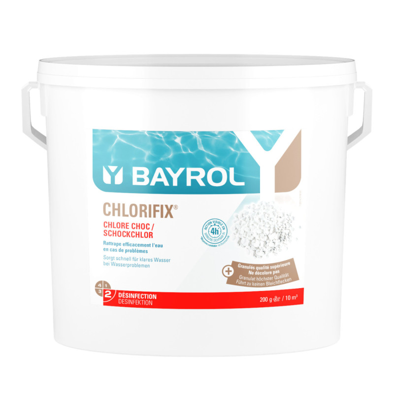 Traitement de l eau au chlore choc Bayrol Chlorifix