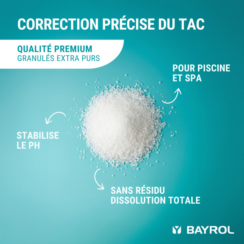 Traitement de l eau alcalinité pH BAYROL Alca-Plus
